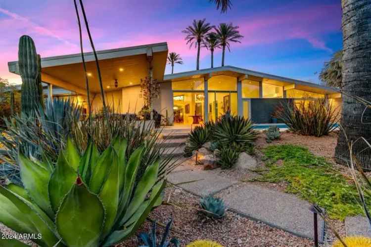 Buy Mid Century Modern Home in Paradise Valley with Mountain Views