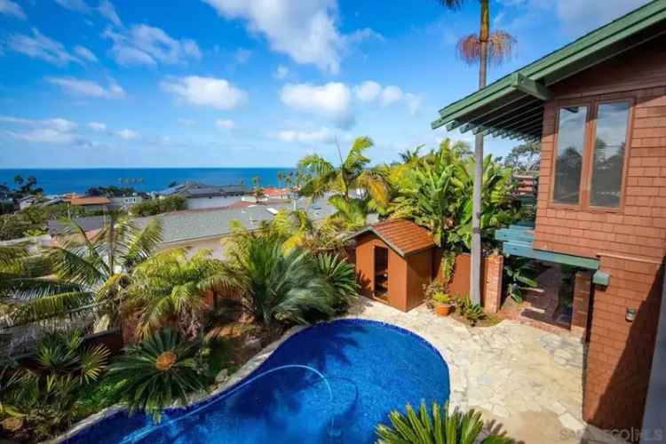 Buy Coastal Craftsman Residence with Ocean Views and Pool