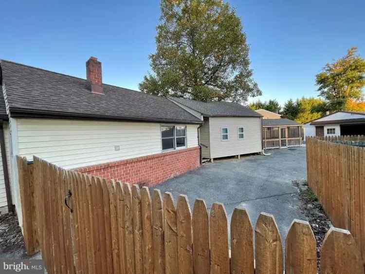 Rent Commercial Non-Conforming Zoned Rancher with 3 Bedrooms in Harford County