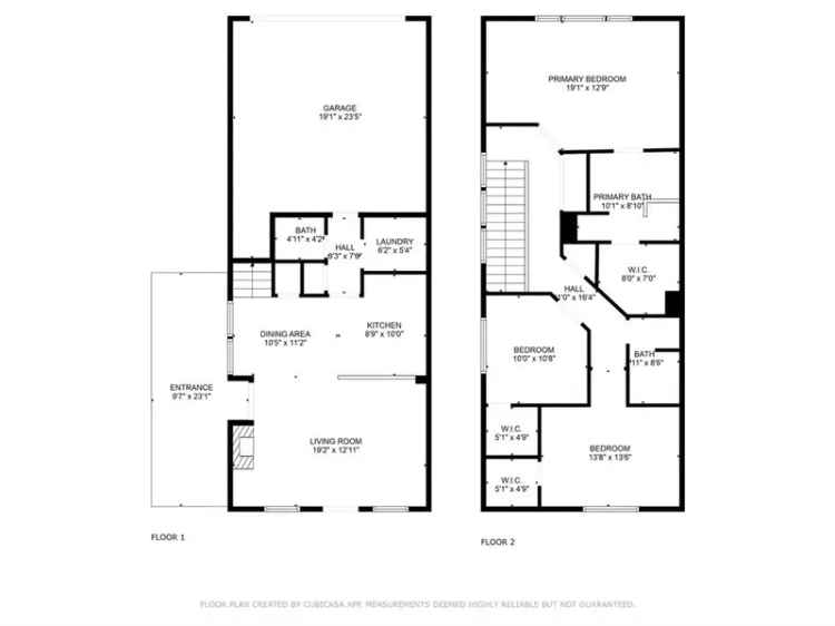 buy townhome in Arlington with spacious open floorplan and private yard