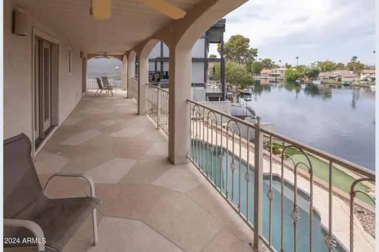 Buy Waterfront Home with Pool Dock on The Island