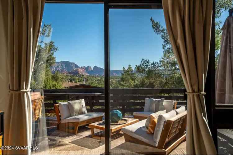 Rent Mid Century Modern House in West Sedona with Stunning Red Rock Views