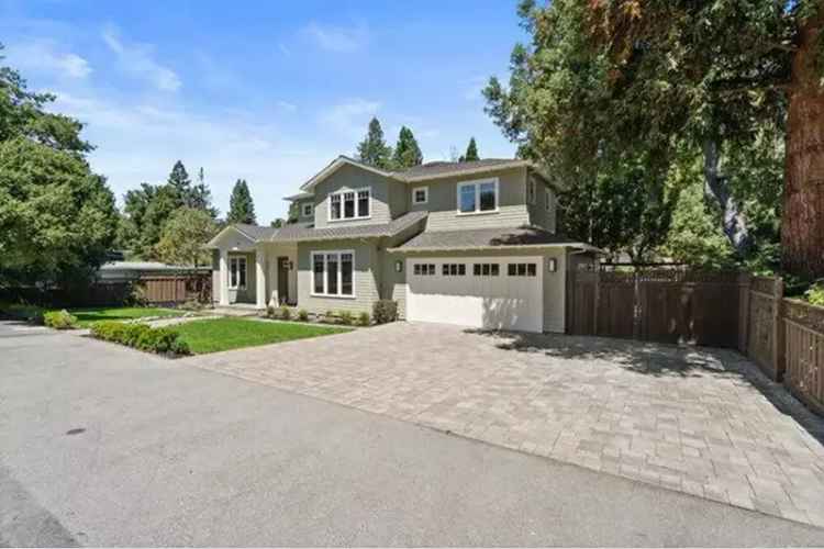 Buy Craftsman Estate in Menlo Park with 7 Bedrooms and Elegant Features