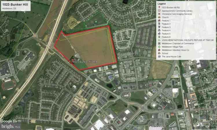 Land For Sale in 1023, Bunker Hill Road, Middletown, Delaware