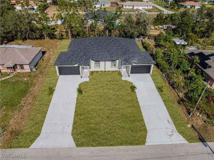 Buy Duplex in Lehigh Acres with 3 Bedrooms and 2 Bathrooms