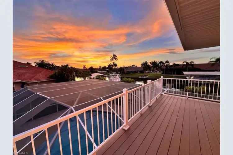 Buy Waterfront Home in Cape Coral with Two Master Suites and Pool