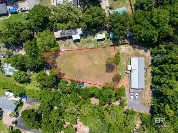 Owner Financing Land Lot for Sale Near Perdido Bay with Beach Access