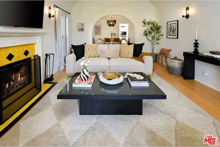 Buy Spanish style house in Beverly Grove with modern upgrades and amenities