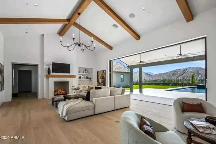 Buy Farmhouse Contemporary Home in North Scottsdale with Views and Features