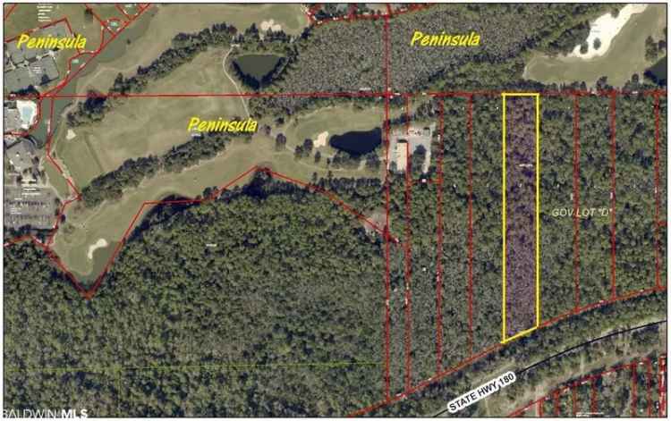 Buy Land Fort Morgan Road Wooded Parcel with Golf Course Views