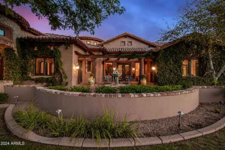 Luxury Rent Custom Home in Tuscany Style on Private Acreage