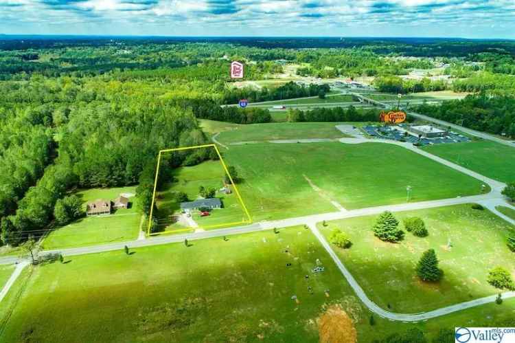 Invest in 1.95 Acres for Commercial Development Near Hartselle