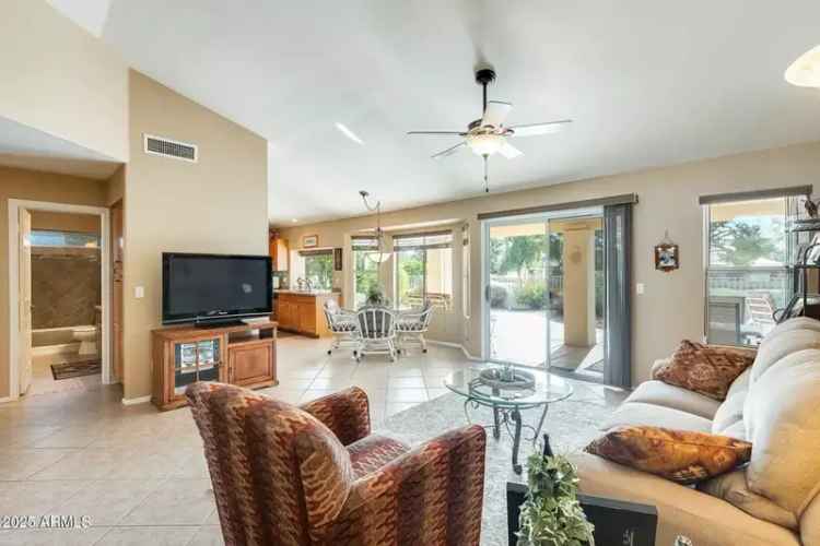 Furnished Golf Course Home for Sale in Surprise Arizona with Stunning Views