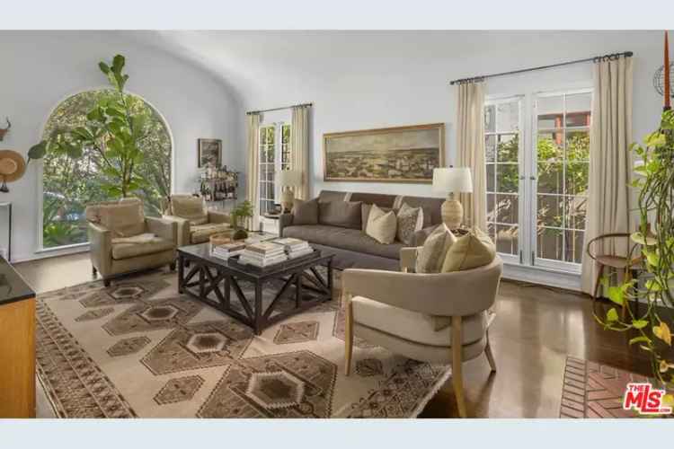 Buy Spanish Home in Los Angeles with Guest House and Tranquil Backyard