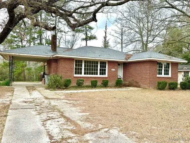 Charming Buy Brick Home with 2 Bedrooms and 1 Bath on Spacious Acreage