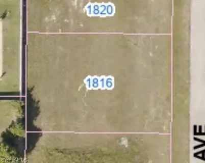 Land For Sale in 1816, Northwest 38th Avenue, Cape Coral, Florida