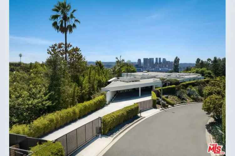 Buy Mid Century Modern Estate in Trousdale with City to Ocean Views