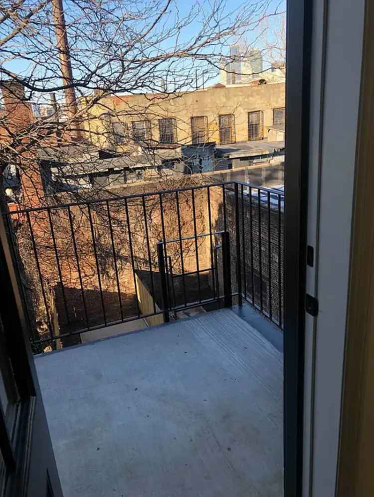 Rent Apartment in Greenpoint with Balcony and Custom Kitchen