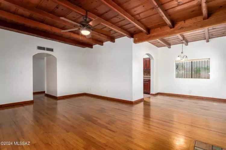 Buy Classic Home in Tucson with Rustic Features and Solar Equipment