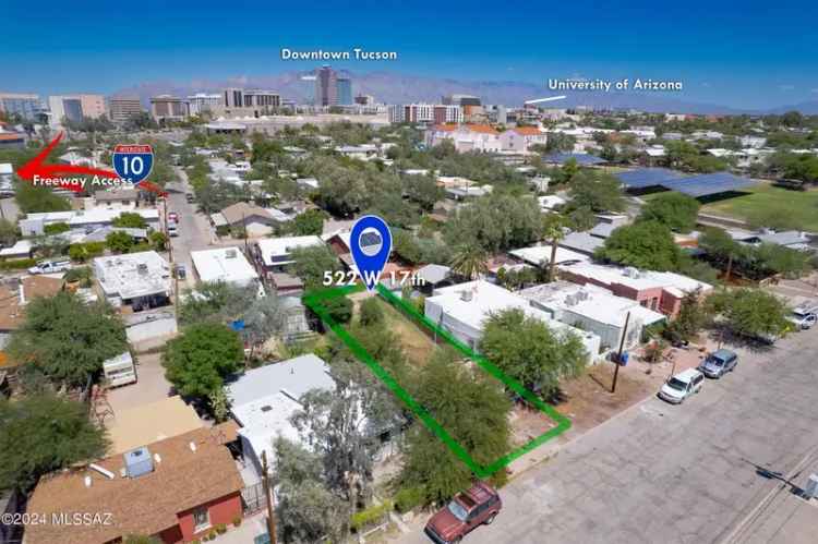 Land For Sale in 522, West 17th Street, Tucson, Arizona