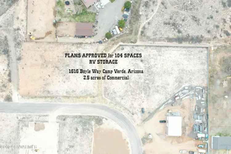 Investment Opportunity Buy Industrial Land in Camp Verde with Approved Plans