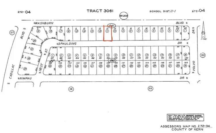 Land For Sale in California City, California