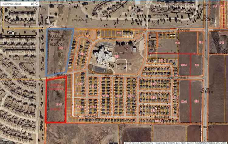 Development site for residential subdivision in Flood Plain area