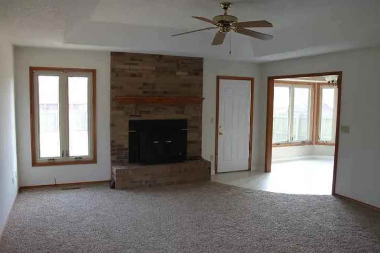 Rent All Brick 3 Bedroom Home with Spacious Family Room