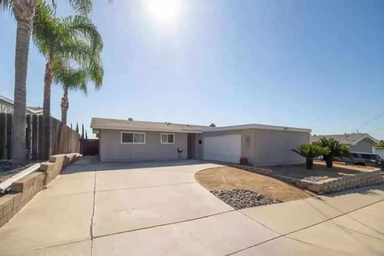 Buy Single Level Home in San Diego with Modern Upgrades and Backyard Turf