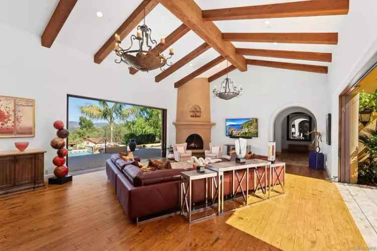 Buy Estate in Rancho Santa Fe Covenant with Mountain Views and Amenities