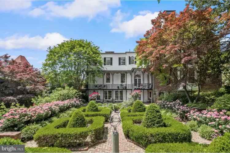 Buy Historic Georgian-Federal House in Georgetown with Gardens