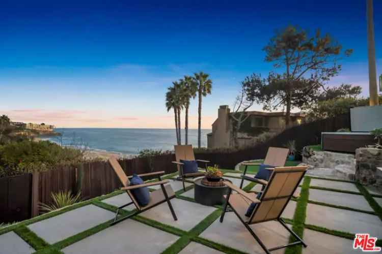 Buy beach cottage property with ocean views in Laguna Beach