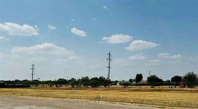 Build to Suit Duplex Lot for Rent in Hampton Hills Near Dyess Air Force Base