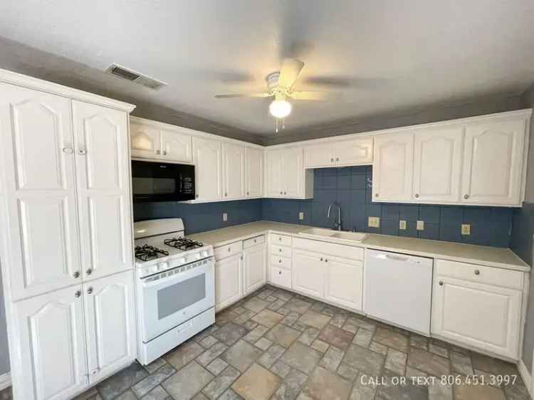 Rent Home near Texas Tech and LCU with Bonus Room and Laundry Hookups