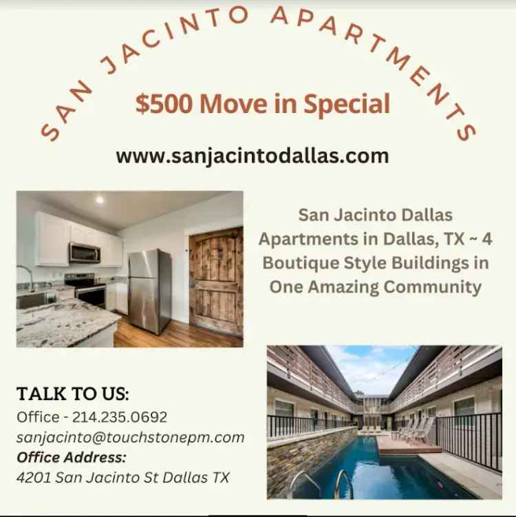 Rent Apartments in San Jose with High-End Features in Dallas