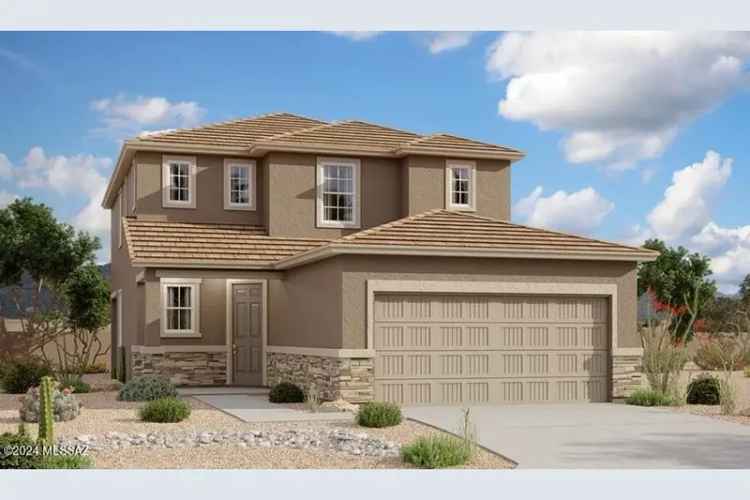 Buy House in Two Story Palm Plan with Flex Room and Corner Kitchen