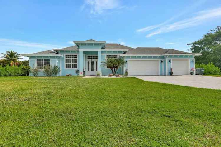 Buy House in Palm Beach County with 4 Bedrooms and Equestrian Space