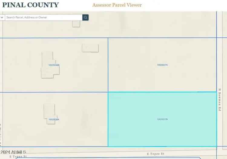 Land For Sale in 2150, East Tepee Street, Apache Junction, Arizona