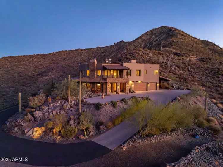 Buy House in Cave Creek with Luxurious Design and Private Gated Drive