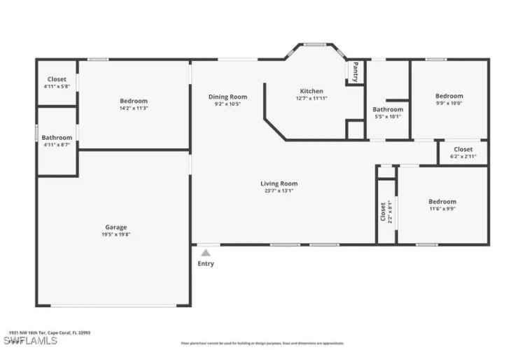 House For Sale in 1931, Northwest 16th Terrace, Cape Coral, Florida