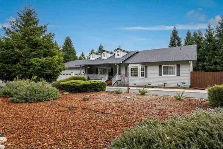 Buy Stylish Single Level Home in Placerville with Private Backyard Features