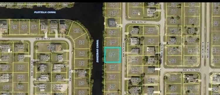 Land For Sale in 1734, Northwest 9th Avenue, Cape Coral, Florida