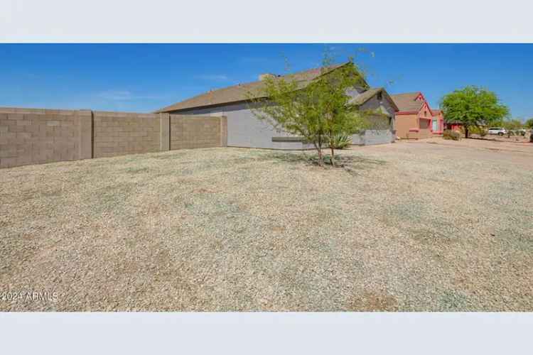 Buy Spacious Home in Arizona City with RV Gate and Backyard