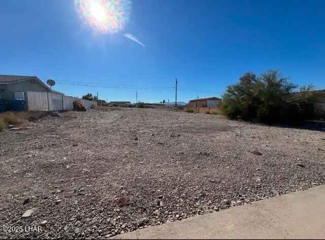 Buy Lot with Partial Lake View in Lake Havasu for Your Dream Home