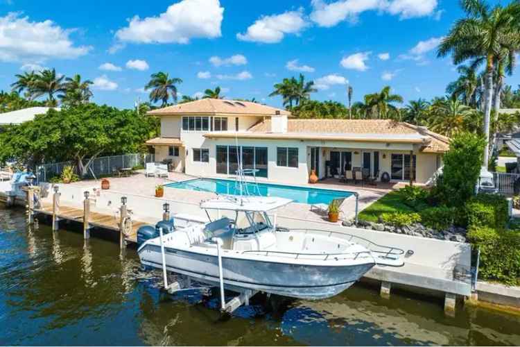 Buy Waterfront Home in Delray Beach with Pool and Private Backyard