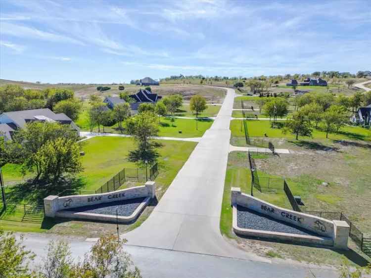 Buy Land in Parker County for Luxury Estate with Hilltop View