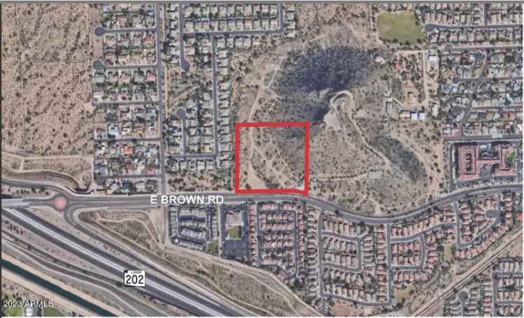 Buy land in Mesa Arizona with residential zoning and mountain views