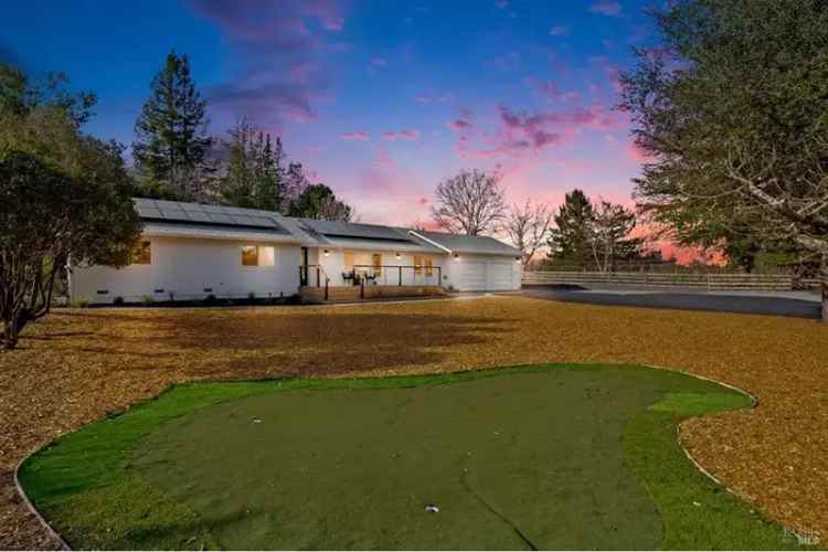 Buy Country Wine Property in Sebastopol with Pool and Ample Outdoor Space