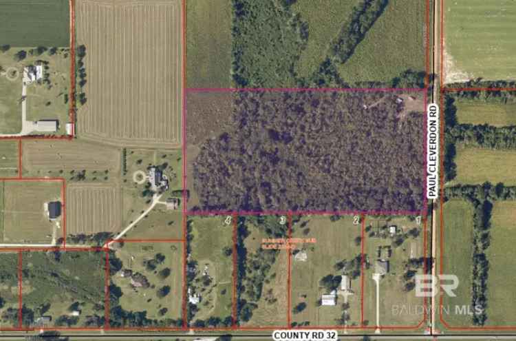 Buy Raw Land 20 Acres Near Highway 59 with Beach Access