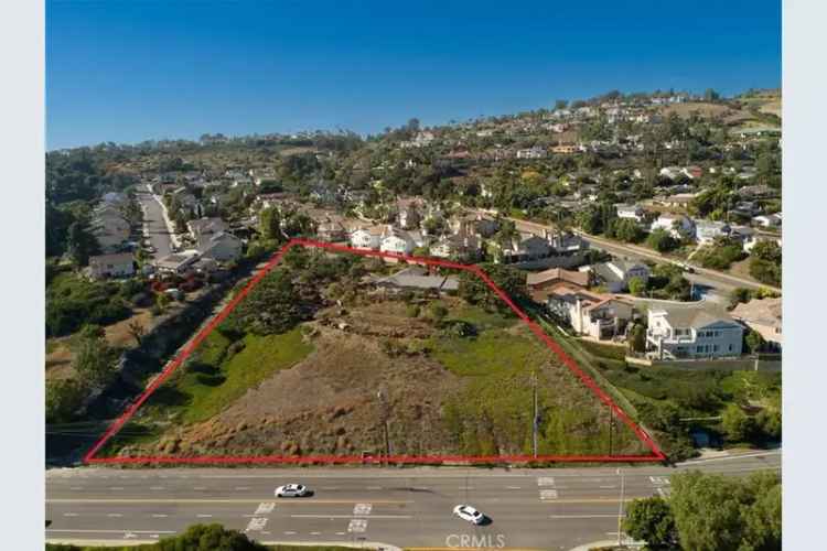 Land for Sale in Coastal Area with Development Potential Near Dana Point